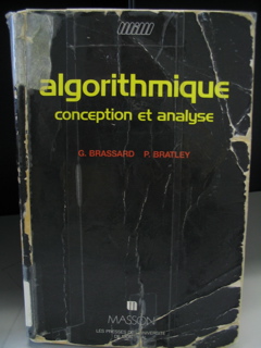 Brassard et Bratley, Algorithmique, 1987